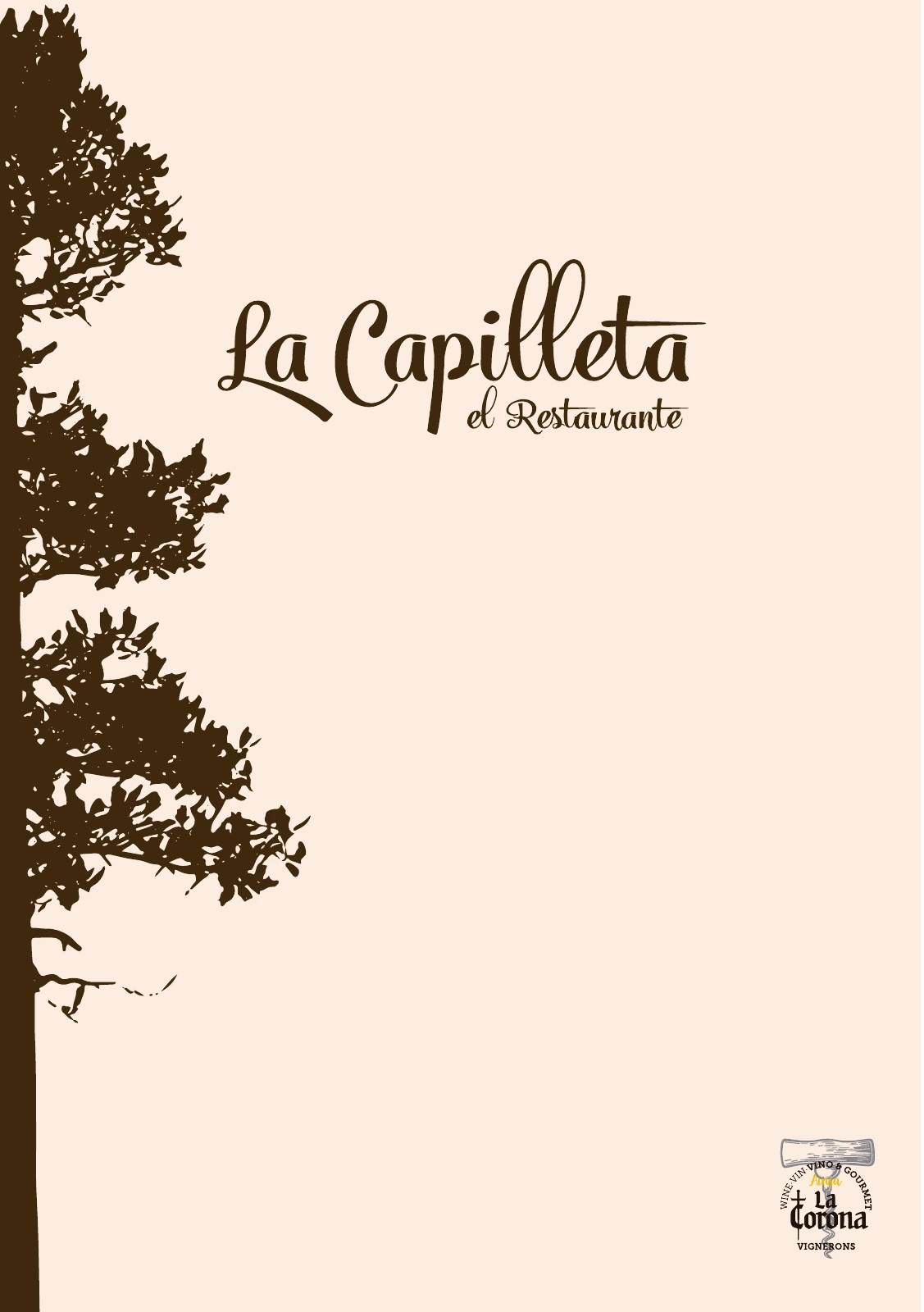 Vista previa de la primera página de la carta de Carta de vinos